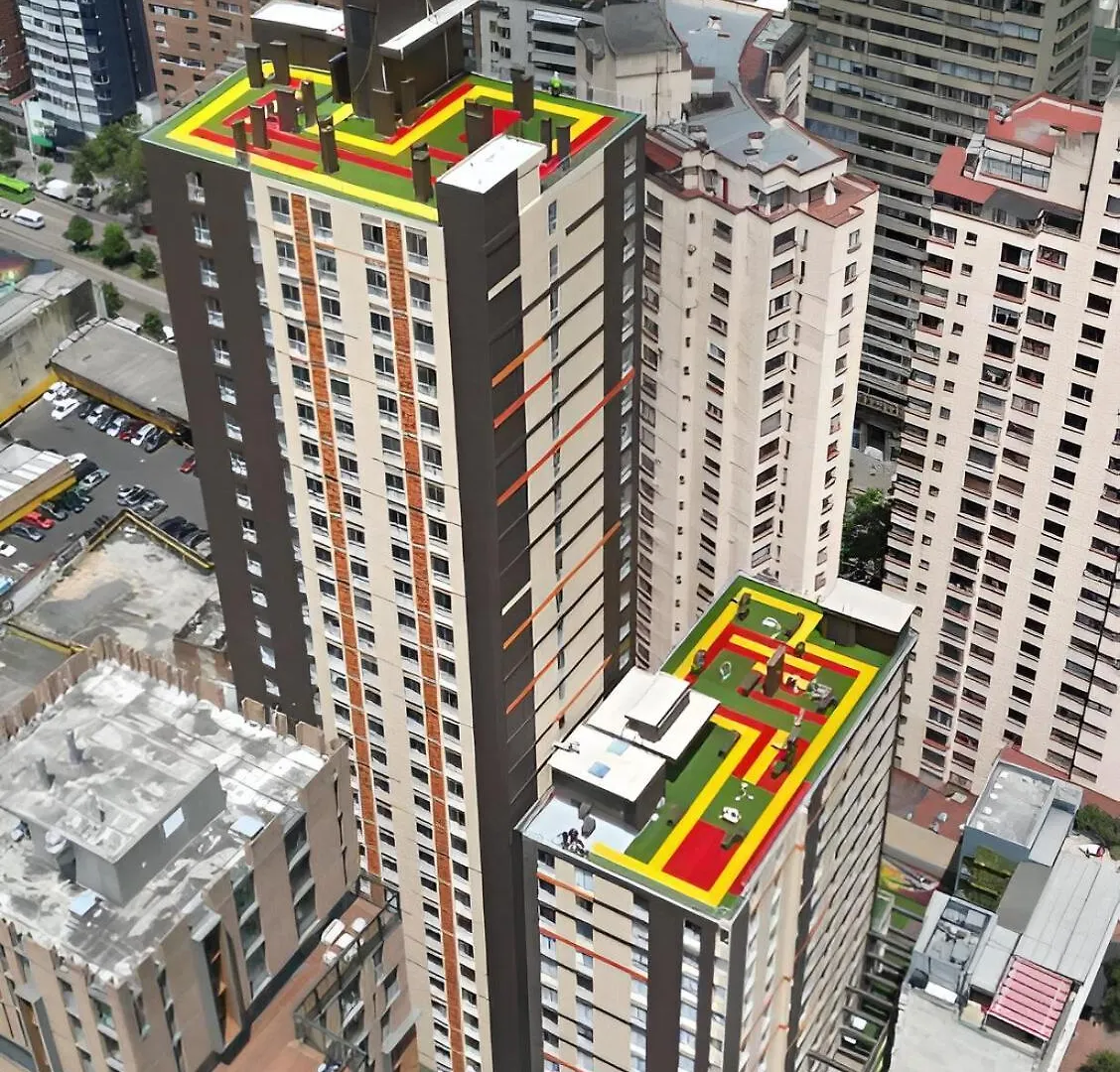 Apartamento Bogota Centro Historico Candelaria Torre Ventto Excelente Vista Colombia